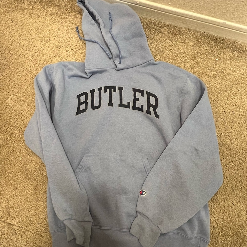 Champion Men's Blue Hoodie University of Butler